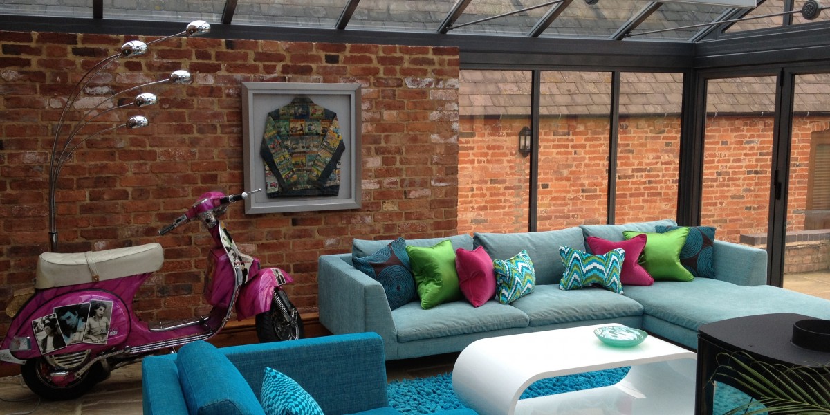contemporary barn conservatory