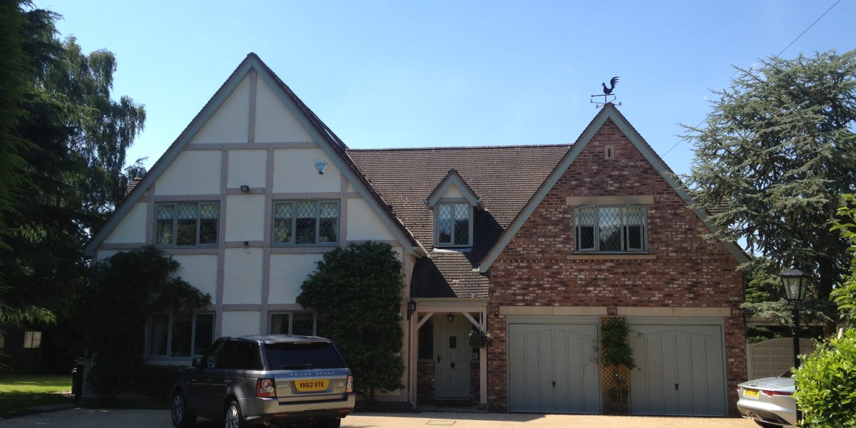 Front view of a modern classic home in sutton coldfield