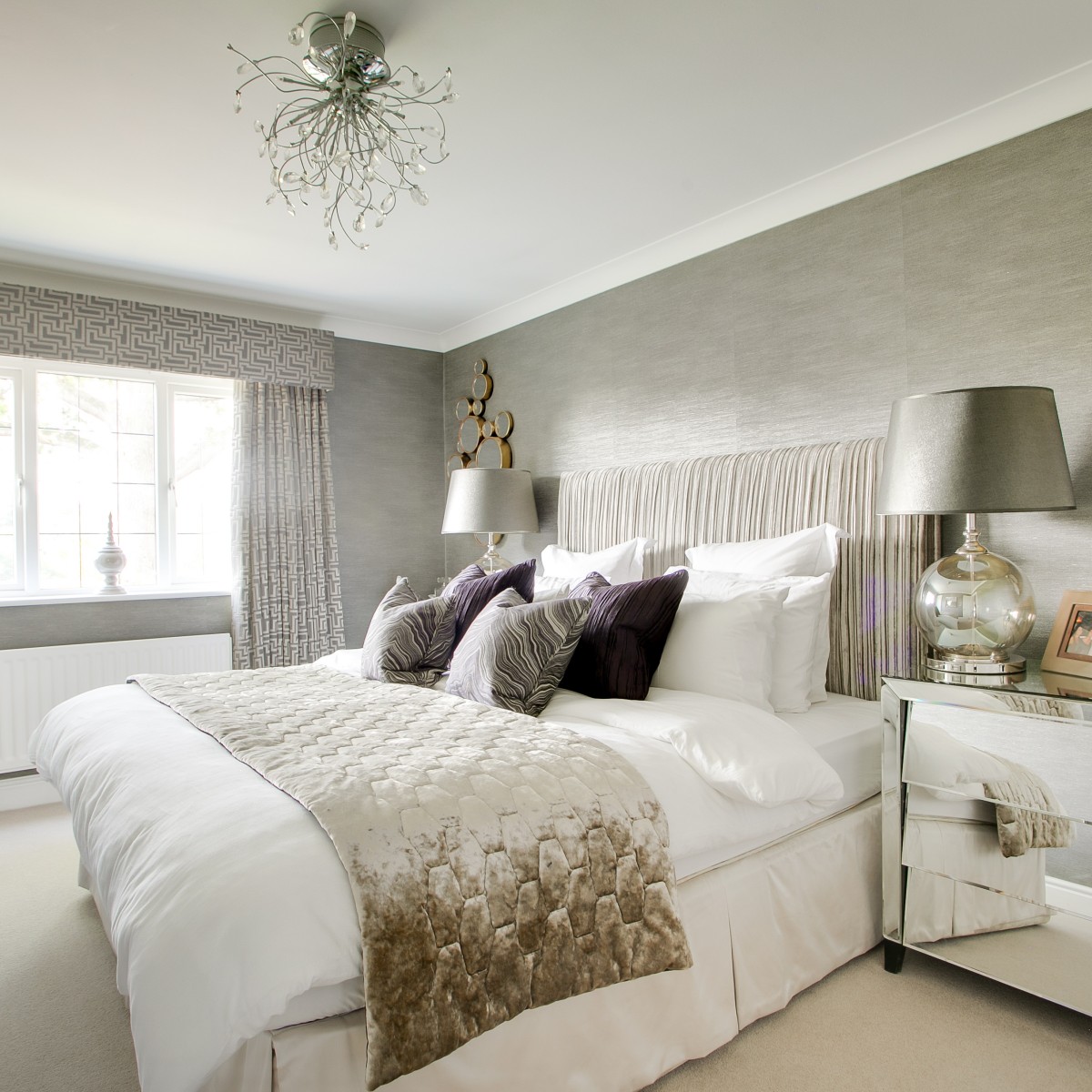 Modern classic executive guest bedroom design