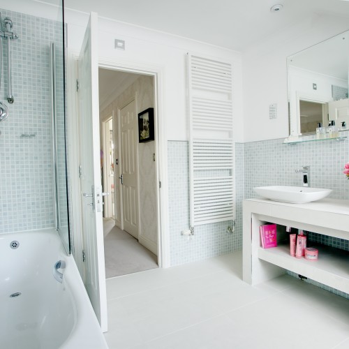 Sutton coldfield bathroom design soft colour tones