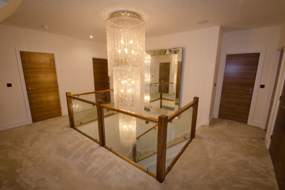 Large chandelier design for four oaks home interior design